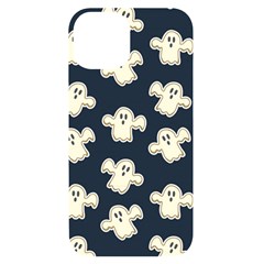 Hand-drawn-ghost-pattern Iphone 14 Black Uv Print Case by uniart180623