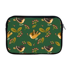 Cute-seamless-pattern-bird-with-berries-leaves Apple Macbook Pro 17  Zipper Case by uniart180623