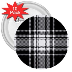 Pixel-background-design-modern-seamless-pattern-plaid-square-texture-fabric-tartan-scottish-textile- 3  Buttons (10 Pack)  by uniart180623