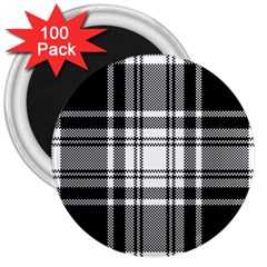 Pixel-background-design-modern-seamless-pattern-plaid-square-texture-fabric-tartan-scottish-textile- 3  Magnets (100 Pack) by uniart180623