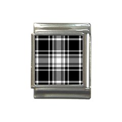 Pixel-background-design-modern-seamless-pattern-plaid-square-texture-fabric-tartan-scottish-textile- Italian Charm (13mm) by uniart180623