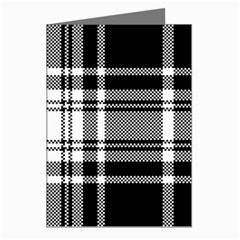 Pixel-background-design-modern-seamless-pattern-plaid-square-texture-fabric-tartan-scottish-textile- Greeting Cards (pkg Of 8) by uniart180623