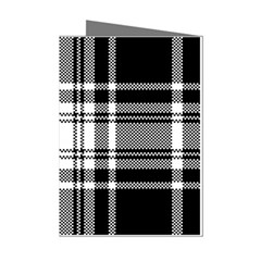 Pixel-background-design-modern-seamless-pattern-plaid-square-texture-fabric-tartan-scottish-textile- Mini Greeting Cards (pkg Of 8) by uniart180623