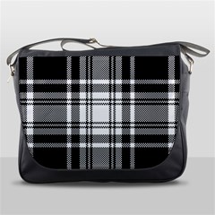 Pixel-background-design-modern-seamless-pattern-plaid-square-texture-fabric-tartan-scottish-textile- Messenger Bag by uniart180623