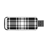 Pixel-background-design-modern-seamless-pattern-plaid-square-texture-fabric-tartan-scottish-textile- Portable USB Flash (One Side) Front