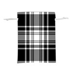 Pixel-background-design-modern-seamless-pattern-plaid-square-texture-fabric-tartan-scottish-textile- Lightweight Drawstring Pouch (M) Front