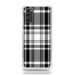 Pixel-background-design-modern-seamless-pattern-plaid-square-texture-fabric-tartan-scottish-textile- Samsung Galaxy S20 6 2 Inch Tpu Uv Case by uniart180623