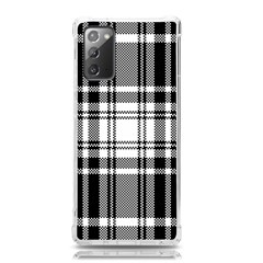 Pixel-background-design-modern-seamless-pattern-plaid-square-texture-fabric-tartan-scottish-textile- Samsung Galaxy Note 20 Tpu Uv Case by uniart180623