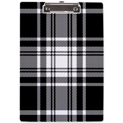 Pixel-background-design-modern-seamless-pattern-plaid-square-texture-fabric-tartan-scottish-textile- A4 Acrylic Clipboard by uniart180623