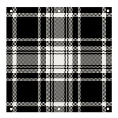 Pixel-background-design-modern-seamless-pattern-plaid-square-texture-fabric-tartan-scottish-textile- Banner And Sign 4  X 4  by uniart180623