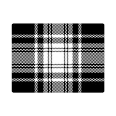 Pixel-background-design-modern-seamless-pattern-plaid-square-texture-fabric-tartan-scottish-textile- Premium Plush Fleece Blanket (mini) by uniart180623