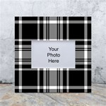 Pixel-background-design-modern-seamless-pattern-plaid-square-texture-fabric-tartan-scottish-textile- White Box Photo Frame 4  x 6  Front