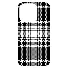 Pixel-background-design-modern-seamless-pattern-plaid-square-texture-fabric-tartan-scottish-textile- Iphone 14 Pro Black Uv Print Case