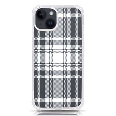 Pixel-background-design-modern-seamless-pattern-plaid-square-texture-fabric-tartan-scottish-textile- Iphone 14 Tpu Uv Print Case by uniart180623