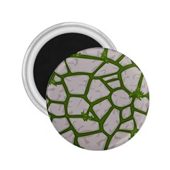 Cartoon-gray-stone-seamless-background-texture-pattern Green 2 25  Magnets by uniart180623