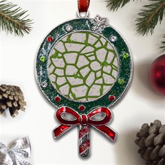 Cartoon-gray-stone-seamless-background-texture-pattern Green Metal X mas Lollipop With Crystal Ornament