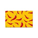 Chili-vegetable-pattern-background Sticker Rectangular (10 pack) Front