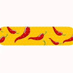 Chili-vegetable-pattern-background Large Bar Mat by uniart180623