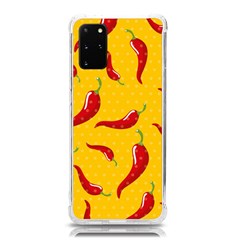 Chili-vegetable-pattern-background Samsung Galaxy S20plus 6 7 Inch Tpu Uv Case by uniart180623