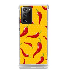 Chili-vegetable-pattern-background Samsung Galaxy Note 20 Ultra Tpu Uv Case by uniart180623