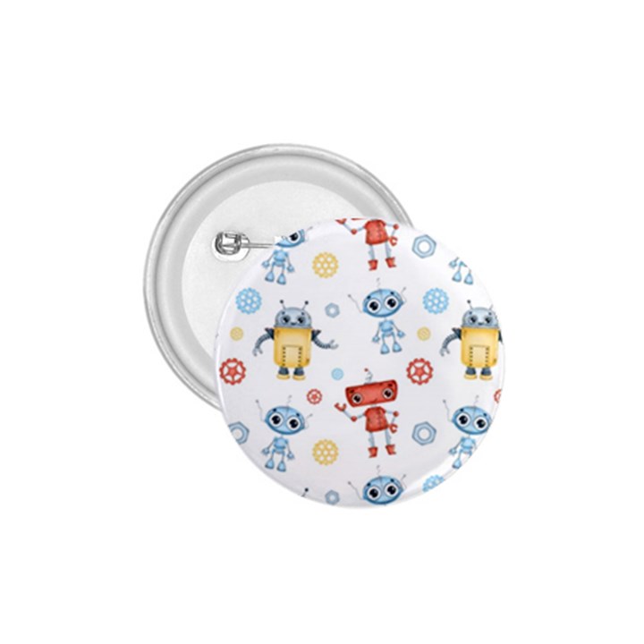 Cute-cartoon-robots-seamless-pattern 1.75  Buttons