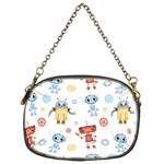 Cute-cartoon-robots-seamless-pattern Chain Purse (Two Sides) Front