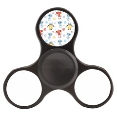 Cute-cartoon-robots-seamless-pattern Finger Spinner by uniart180623