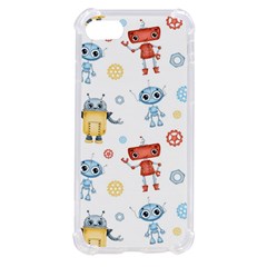 Cute-cartoon-robots-seamless-pattern Iphone Se