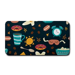 Seamless-pattern-with-breakfast-symbols-morning-coffee Medium Bar Mat by uniart180623