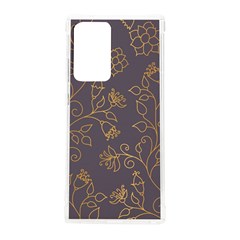 Seamless-pattern-gold-floral-ornament-dark-background-fashionable-textures-golden-luster Samsung Galaxy Note 20 Ultra Tpu Uv Case by uniart180623