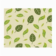 Leaf-spring-seamless-pattern-fresh-green-color-nature Small Glasses Cloth by uniart180623