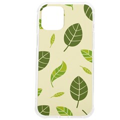 Leaf-spring-seamless-pattern-fresh-green-color-nature Iphone 12 Pro Max Tpu Uv Print Case by uniart180623