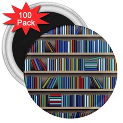 Bookshelf 3  Magnets (100 Pack)