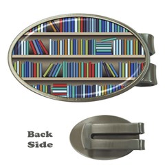 Bookshelf Money Clips (oval)  by uniart180623