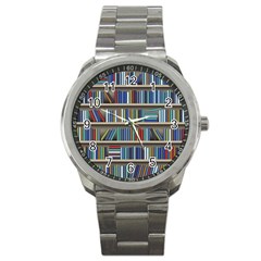 Bookshelf Sport Metal Watch