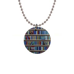 Bookshelf 1  Button Necklace