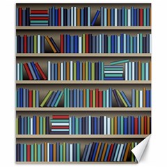 Bookshelf Canvas 8  X 10  by uniart180623