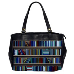 Bookshelf Oversize Office Handbag by uniart180623