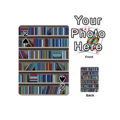 Bookshelf Playing Cards 54 Designs (mini) by uniart180623