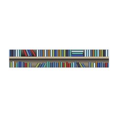 Bookshelf Premium Plush Fleece Scarf (mini) by uniart180623