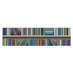 Bookshelf Oblong Satin Scarf (16  X 60 ) by uniart180623