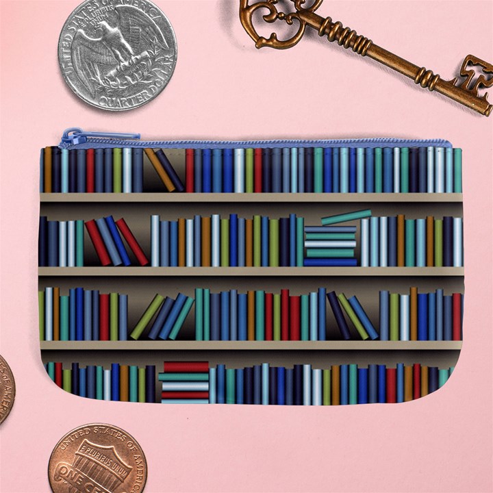 Bookshelf Large Coin Purse