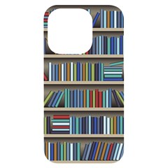 Bookshelf Iphone 14 Pro Black Uv Print Case