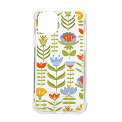 Seamless-pattern-with-various-flowers-leaves-folk-motif Iphone 11 Pro 5 8 Inch Tpu Uv Print Case by uniart180623