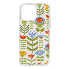 Seamless-pattern-with-various-flowers-leaves-folk-motif Iphone 14 Pro Max Tpu Uv Print Case