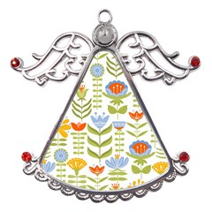 Seamless-pattern-with-various-flowers-leaves-folk-motif Metal Angel With Crystal Ornament