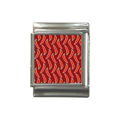 Chili-pattern-red Italian Charm (13mm) by uniart180623