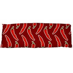 Chili-pattern-red Body Pillow Case (dakimakura) by uniart180623