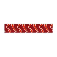 Chili-pattern-red Premium Plush Fleece Scarf (mini)