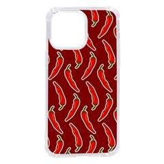 Chili-pattern-red Iphone 14 Pro Max Tpu Uv Print Case by uniart180623